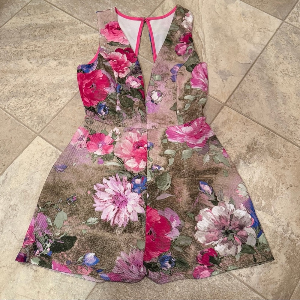 Windsor floral romper